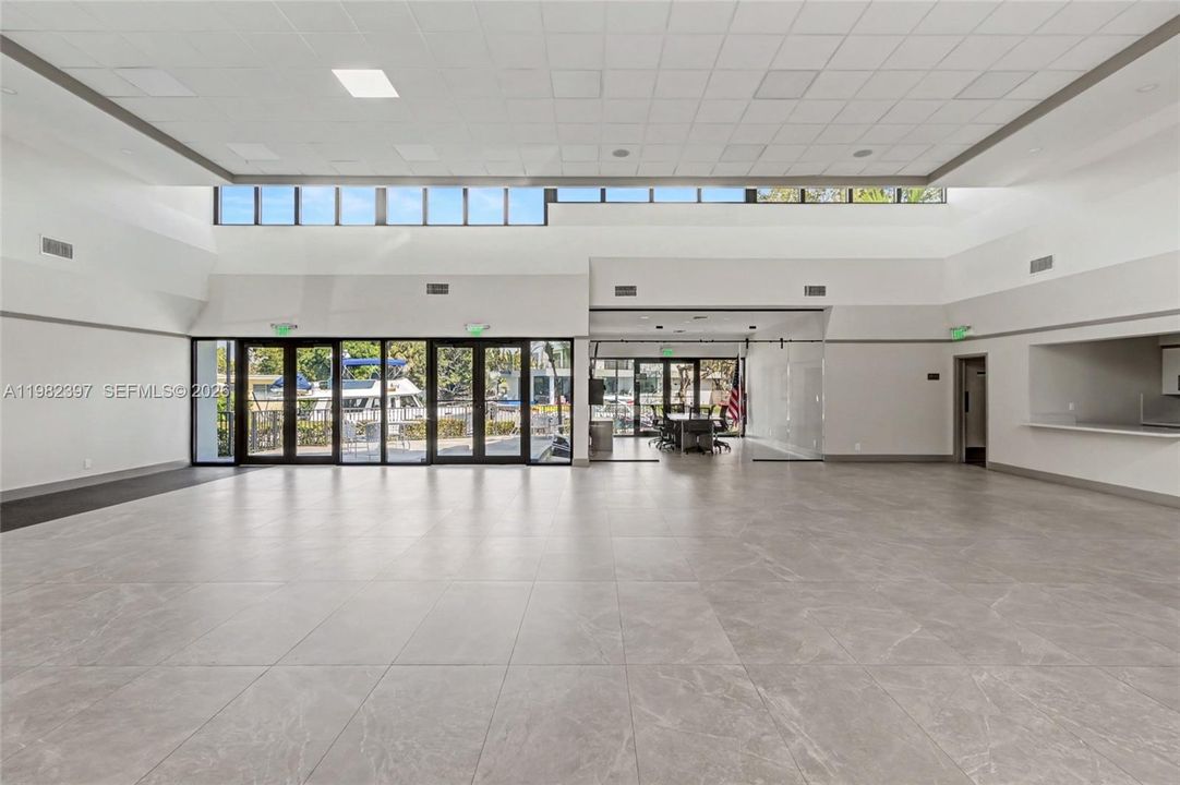 inside community center
