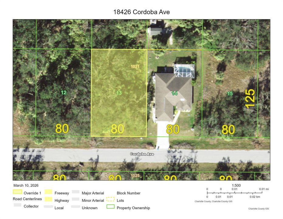 JPG Areial of Lot 13 Cordoba Ave
