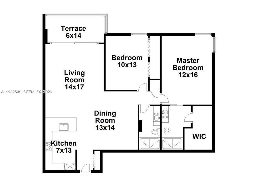 En Venta: $495,000 (2 camas, 2 baños, 1430 Pies cuadrados)