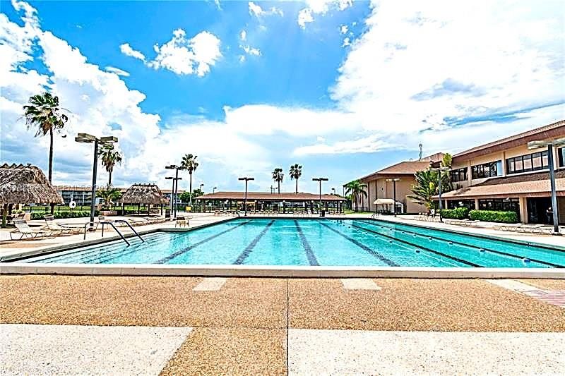 Community pool available to residents of Century Village.