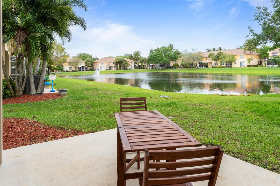 Patio With lake view