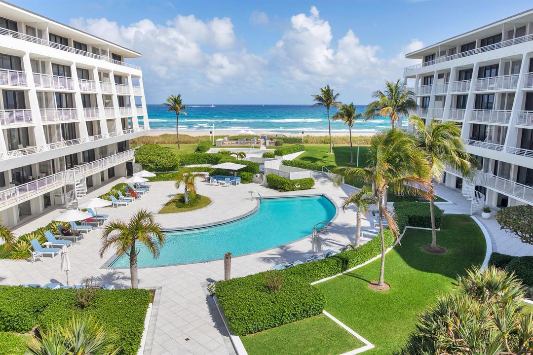 Heated saltwater pool