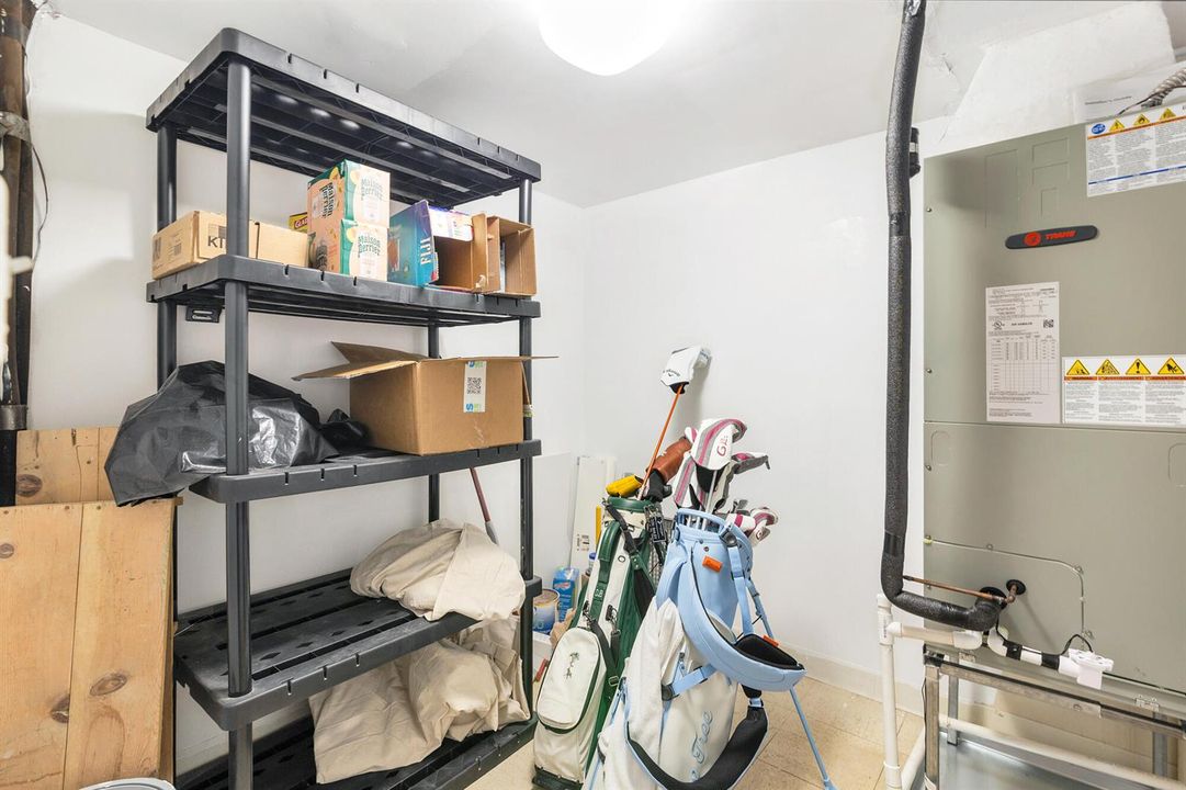 Storage on floor