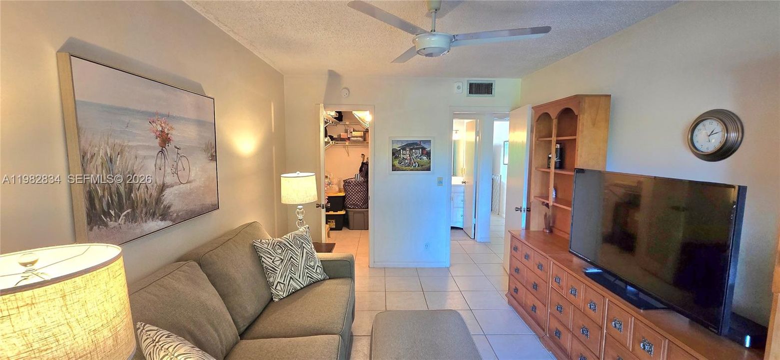 Second Bedroom and Walk-in Closet