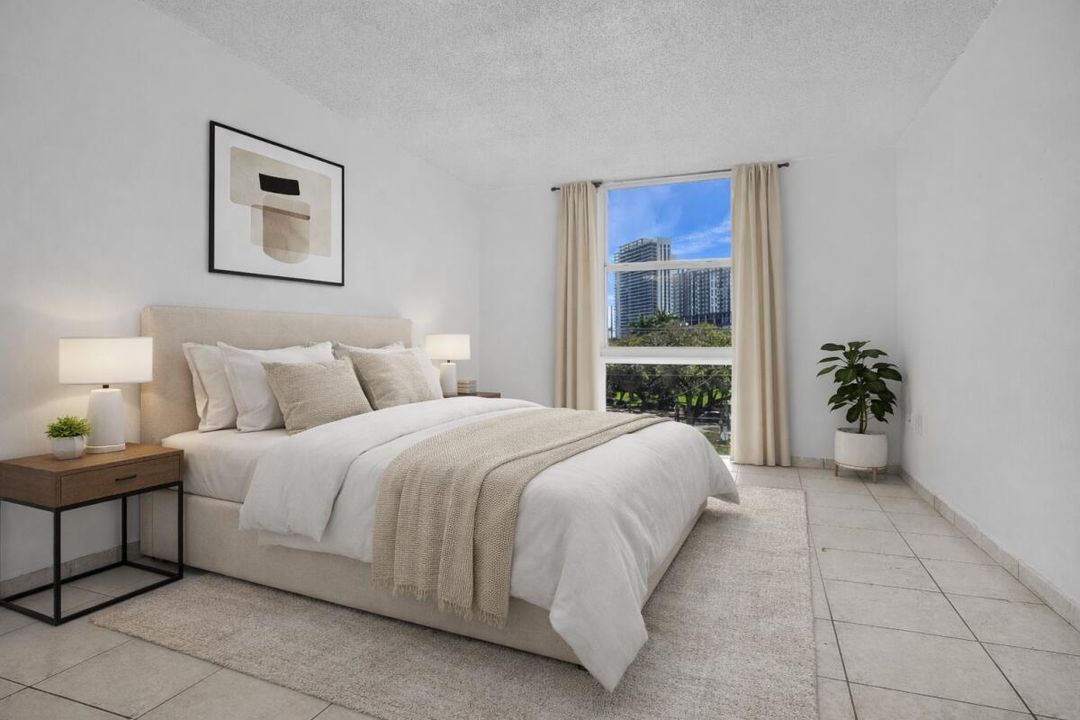 Modernbedroomwithcityviewpng