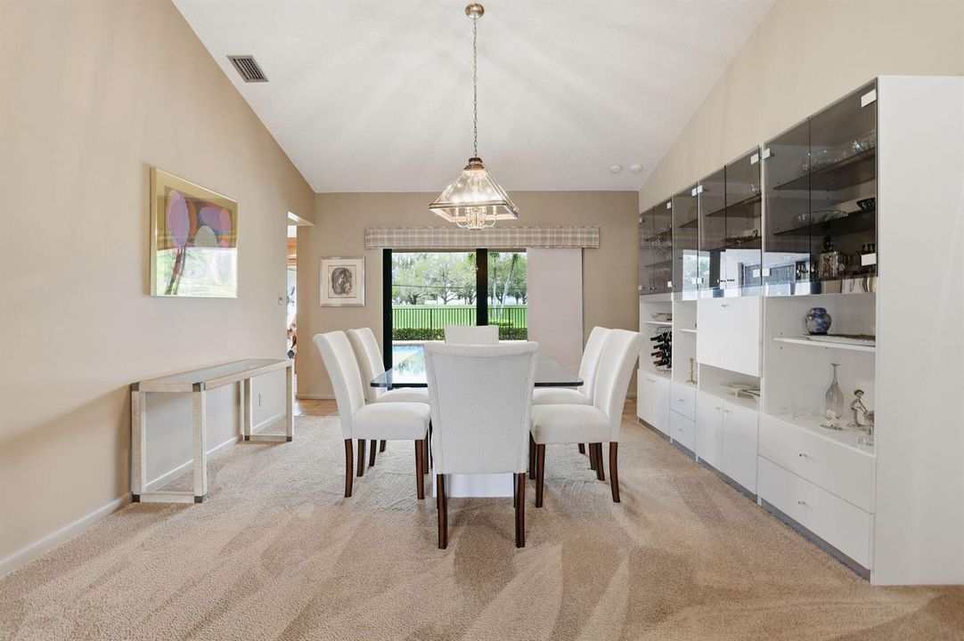 Formal dining area