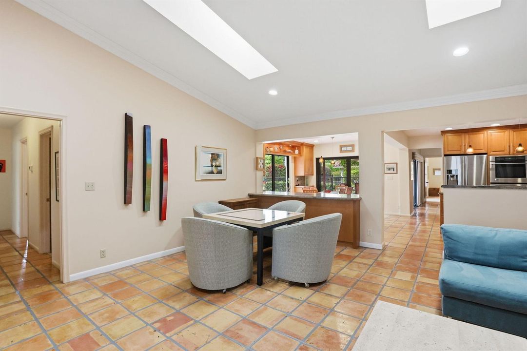 Family room w/game table