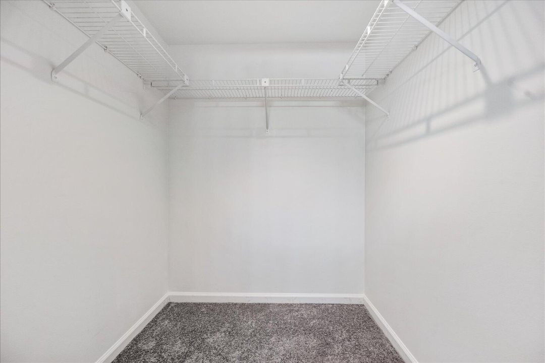 Primary walk-in closet