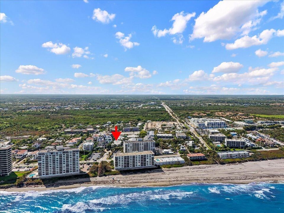 Aerial from the Ocean