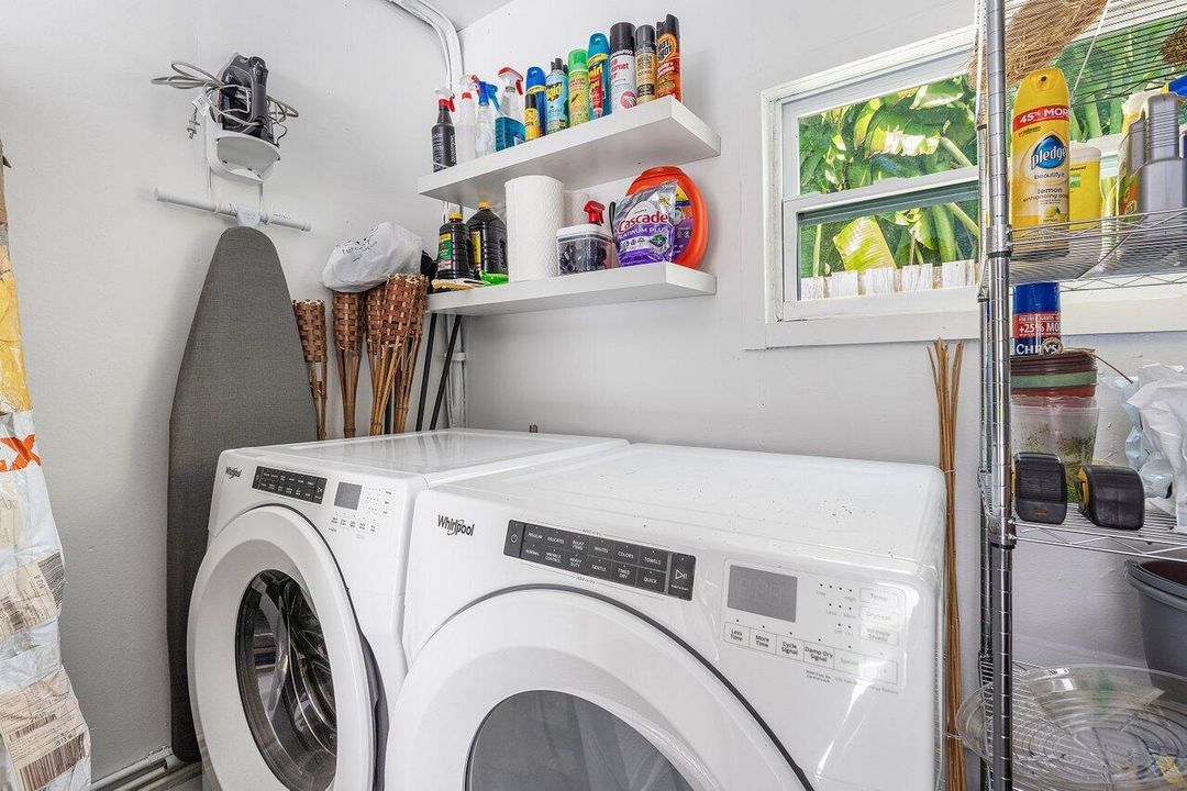 Washer/Dryer in Garage
