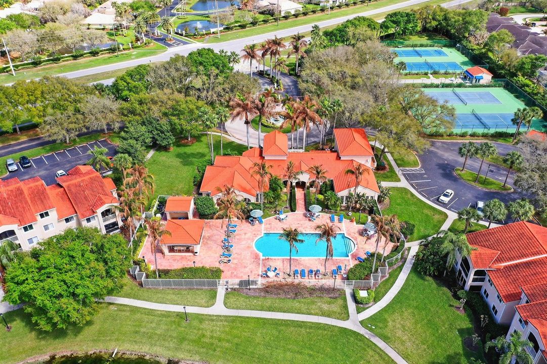 Clubhouse with pool