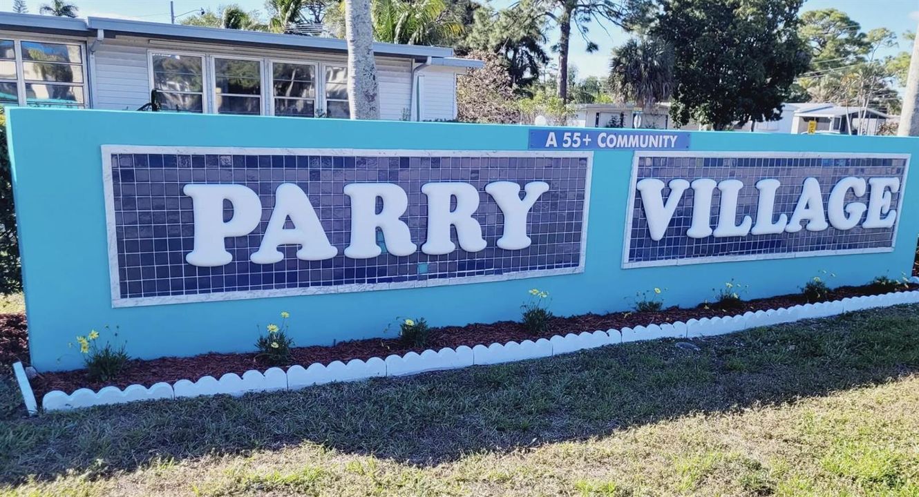 16 Parry Village Sign