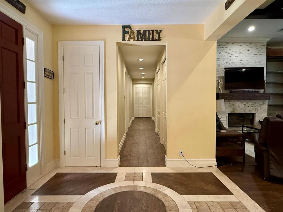 Foyer to hallway