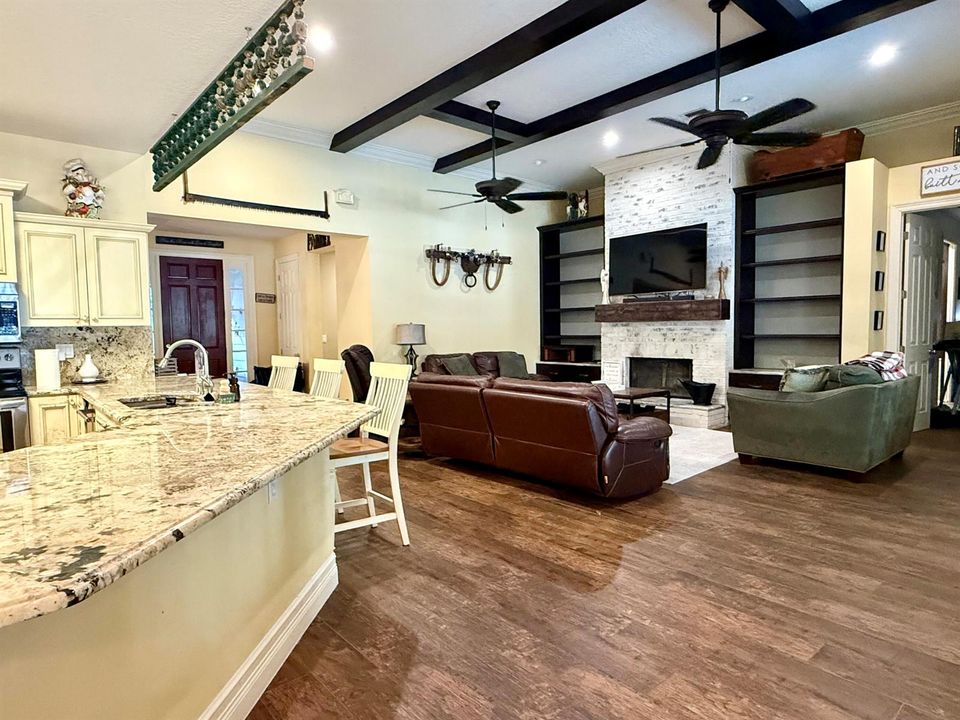 Kitchen to Living rm