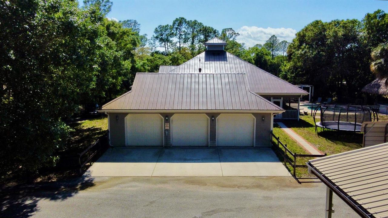 3 Car Attached Garage