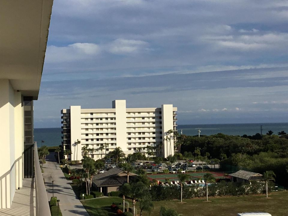 View of Atlantic from side of unit