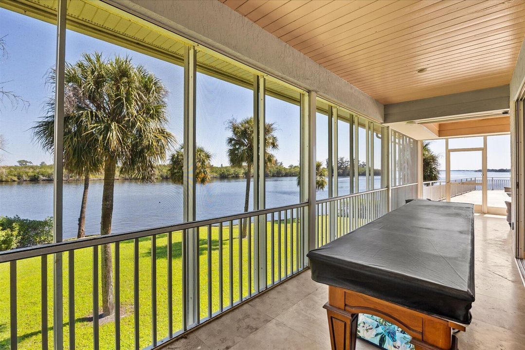 Covered Screened Balcony