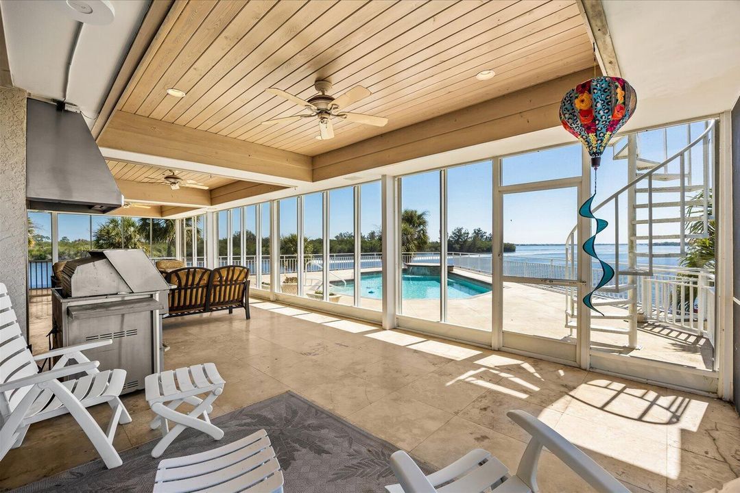 Covered Screened Balcony