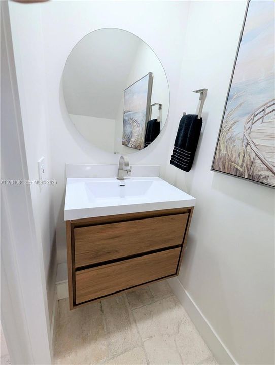 Half bath first floor