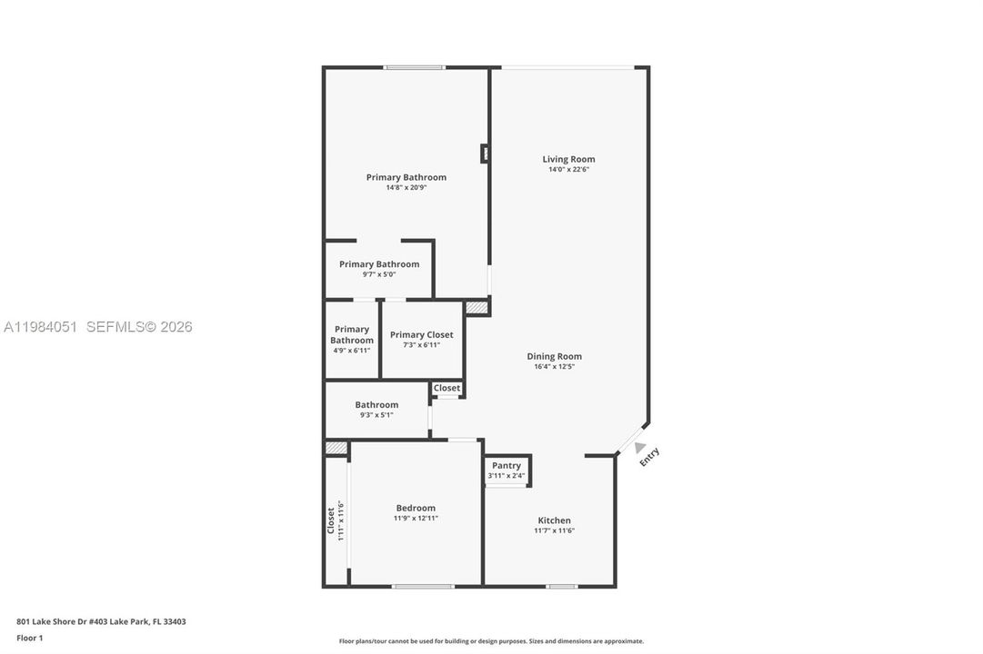 En Venta: $399,000 (2 camas, 2 baños, 1440 Pies cuadrados)