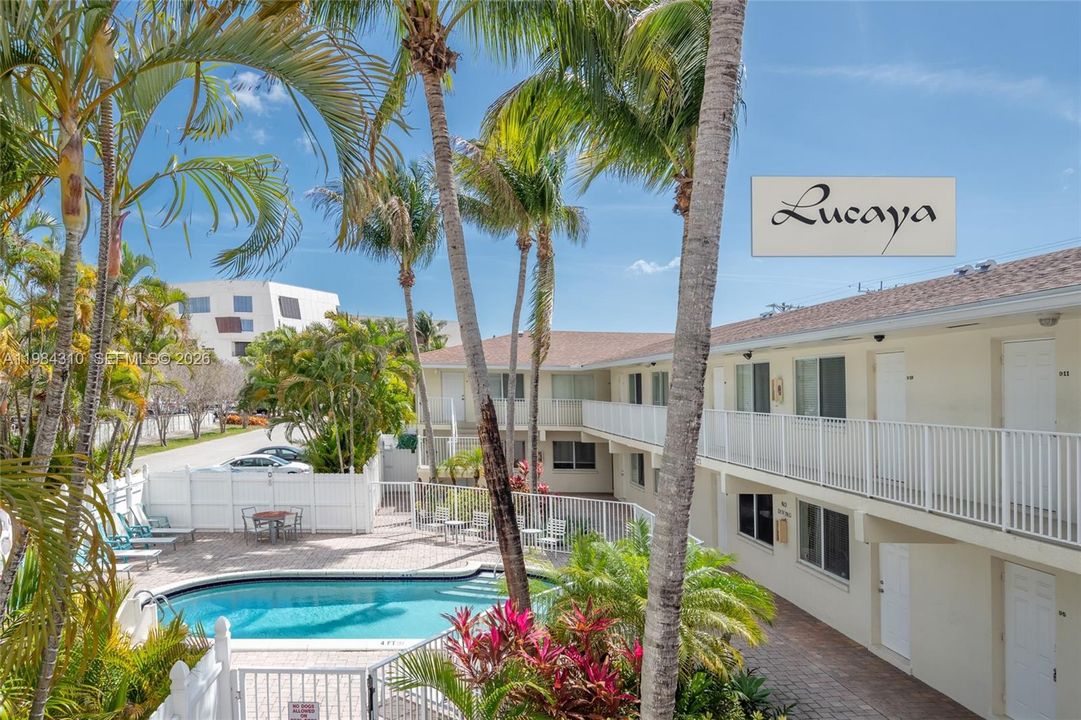 Ground floor unit with easy access to the pool.
