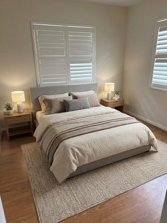 2nd bedroom/virtually staged