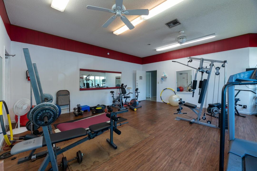 Hidden Harbour exercise room