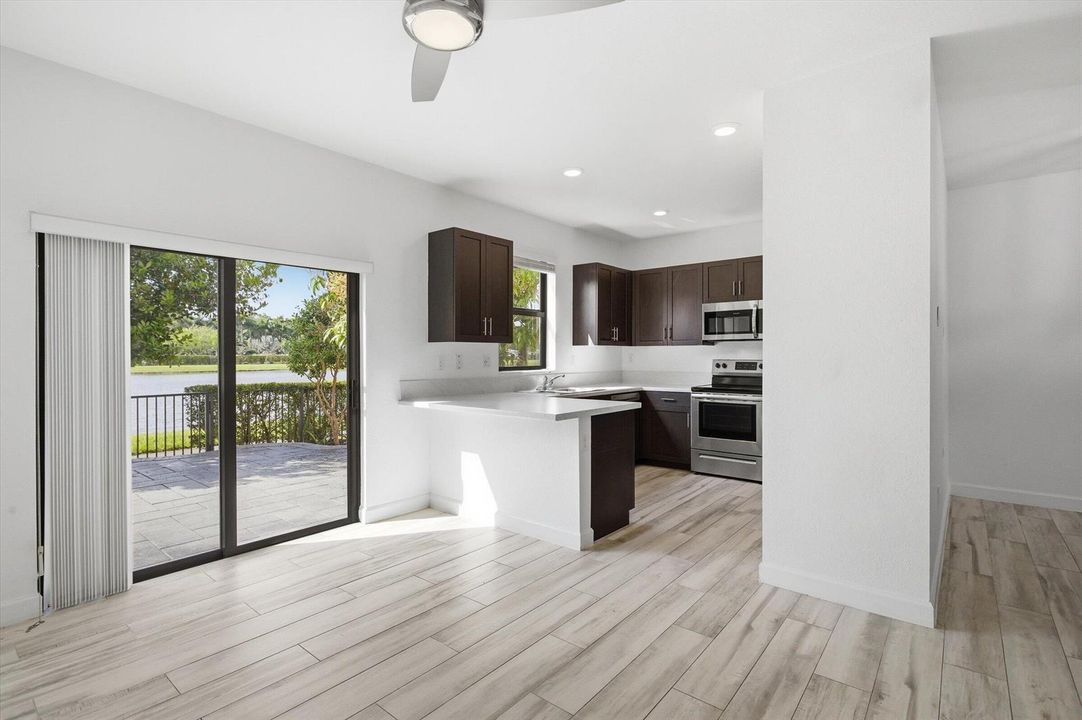 Kitchen/Dining room View