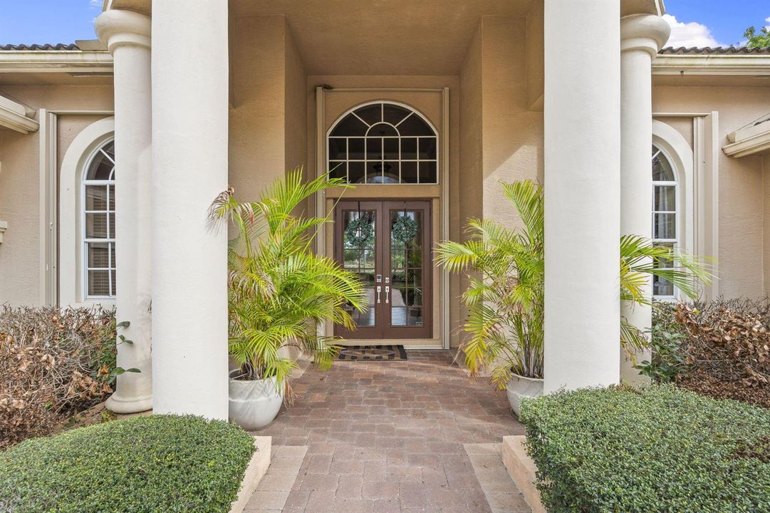 DOUBLE GLASS DOOR ENTRY