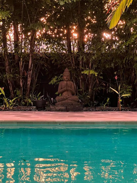 sunset buddha