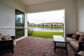 Rear Patio, Lakefront