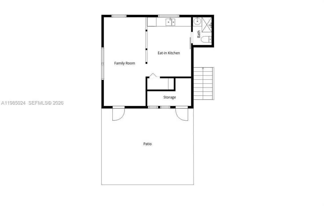 Guest Casita First Floor Floor Plan
