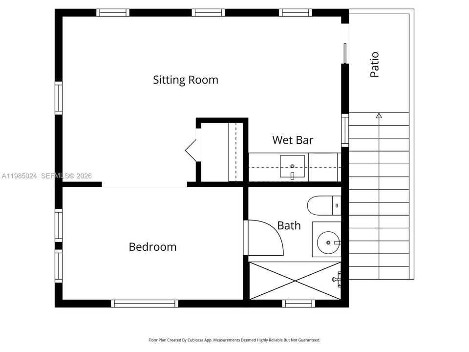 Guest Casita 2nd Floor Floor Plan