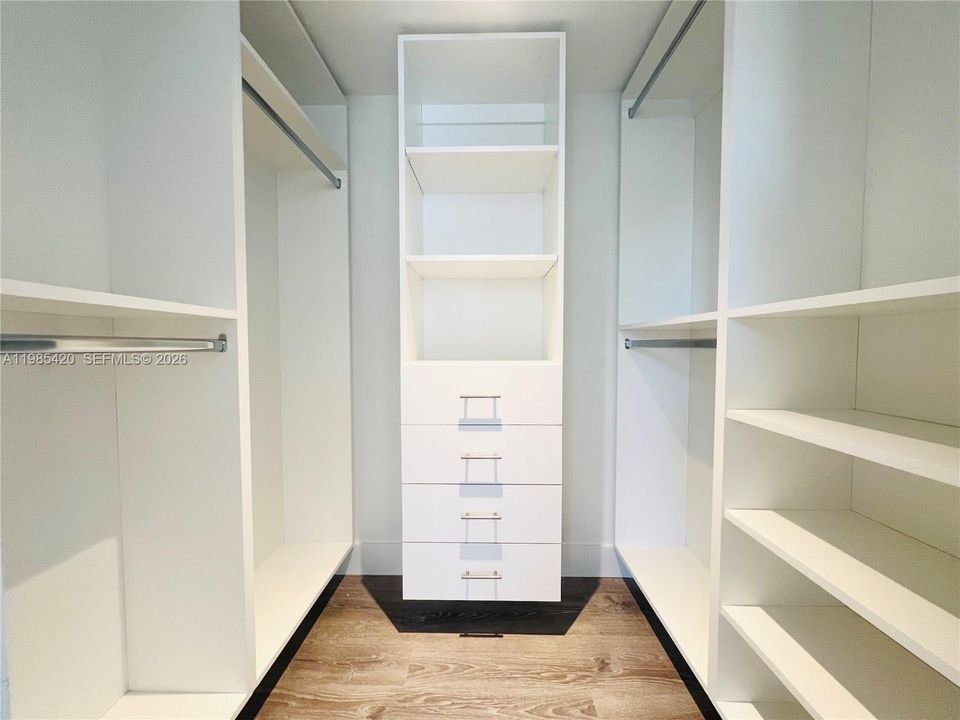 Primary Walking Closet