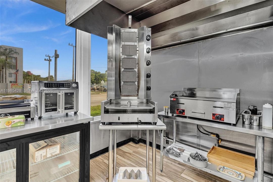 Shawarma stand