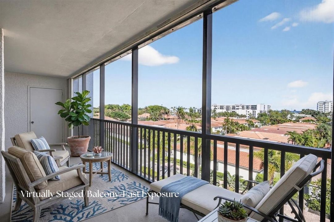 Balcony with East Exposure