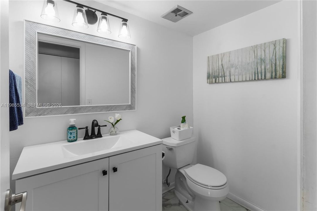 Half Bath Down stairs