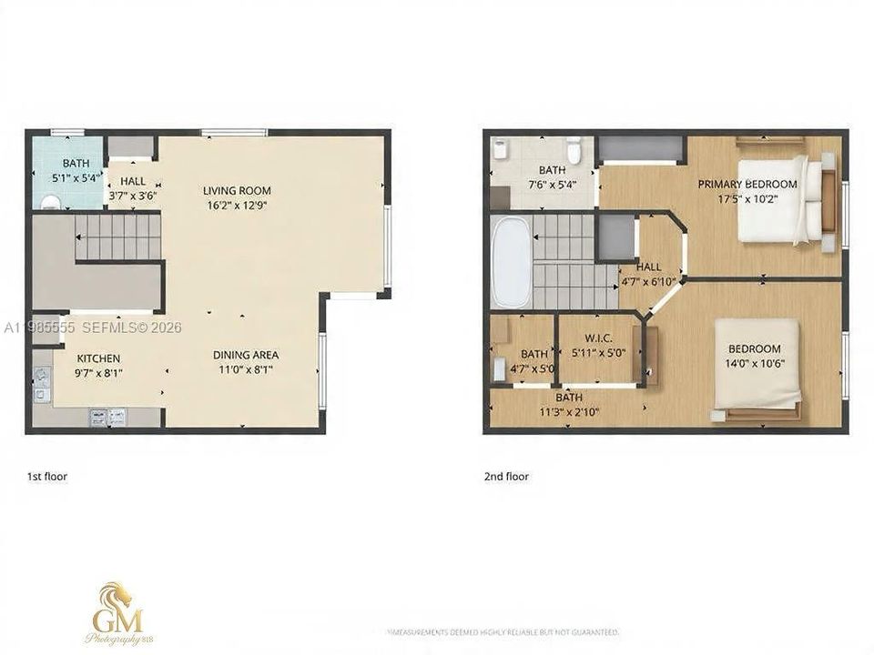 For Sale: $325,000 (2 beds, 2 baths, 1227 Square Feet)