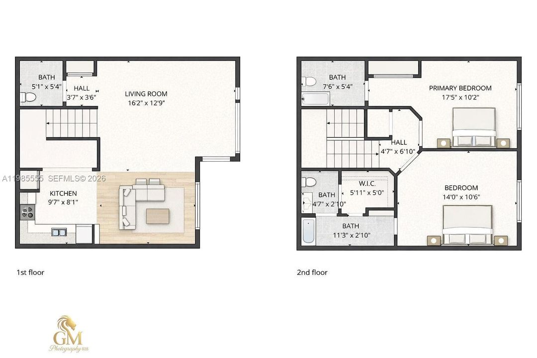 For Sale: $325,000 (2 beds, 2 baths, 1227 Square Feet)