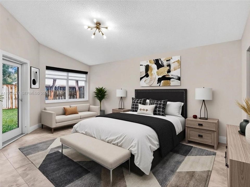 Primary bedroom w/virtual Staging