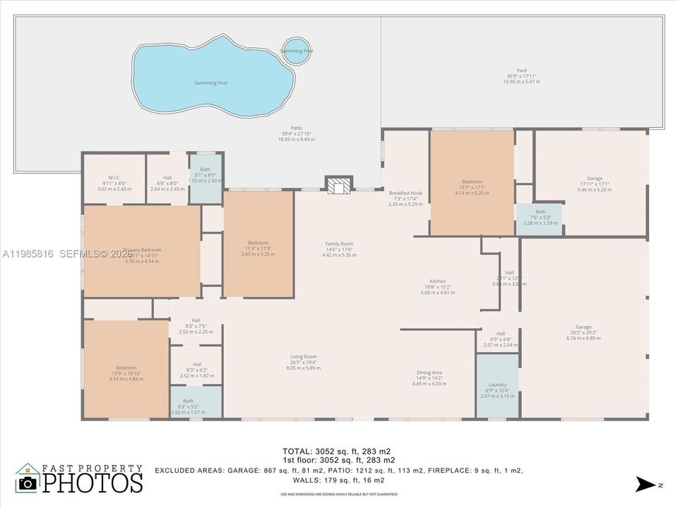 For Sale: $2,475,000 (4 beds, 3 baths, 3052 Square Feet)