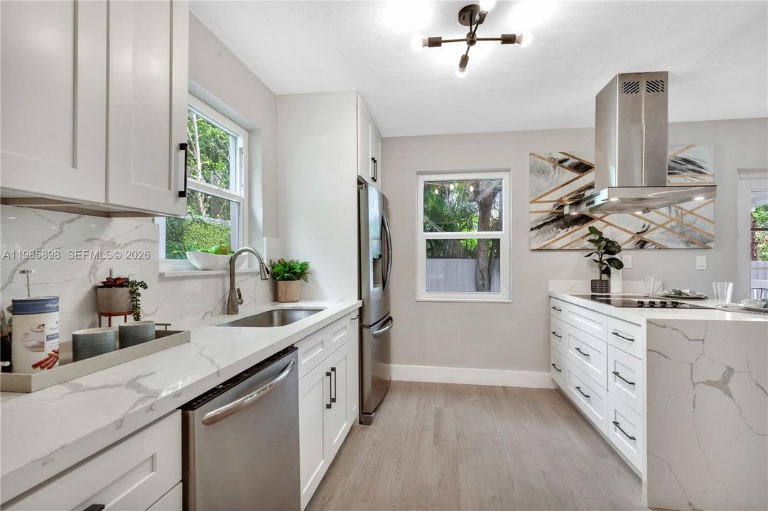 Bright, updated kitchen