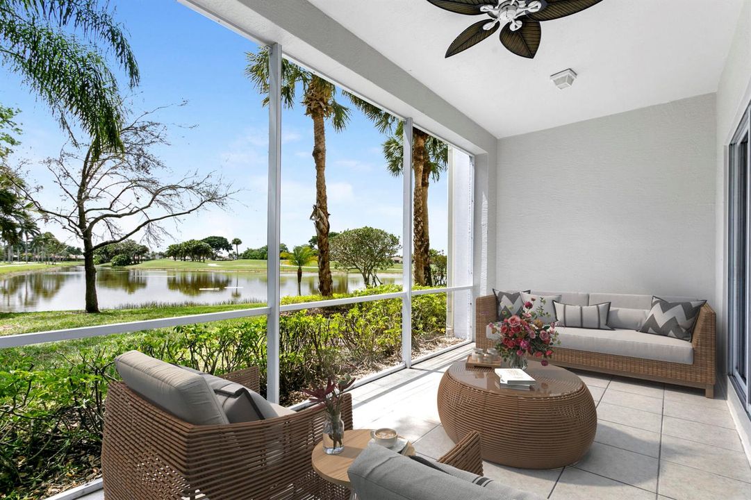 Virtually Staged Porch