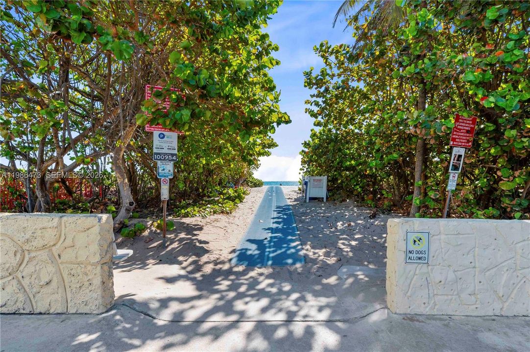 Beach Access Across the Street