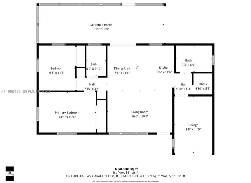 For Sale: $515,000 (2 beds, 2 baths, 805 Square Feet)