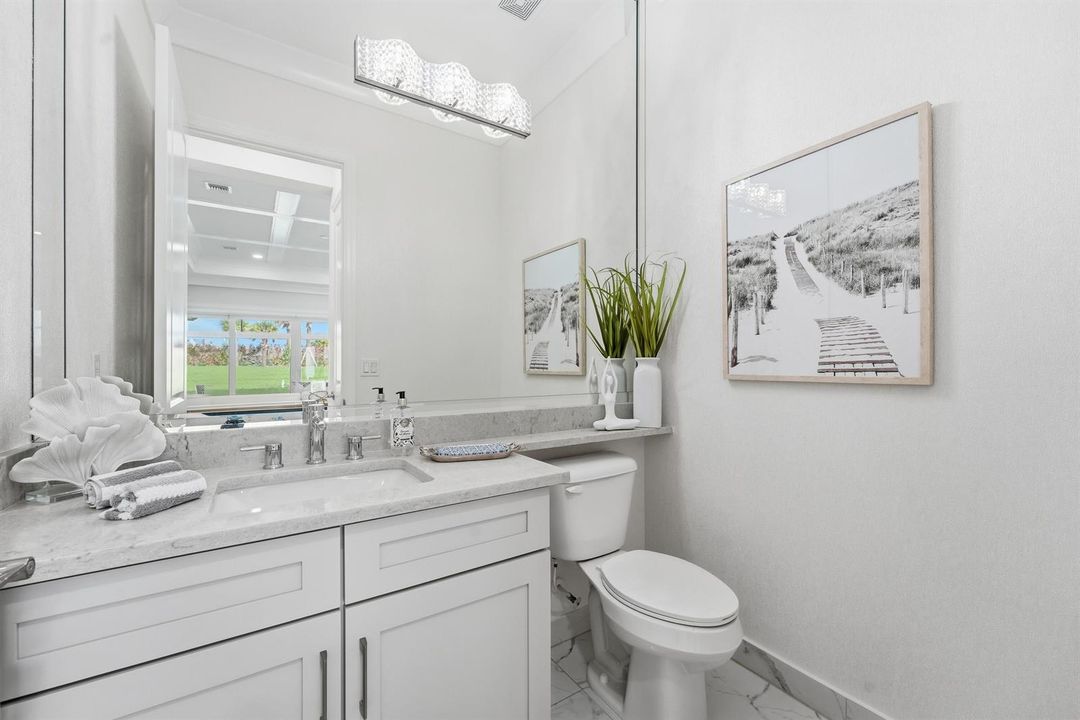 Elegant powder room