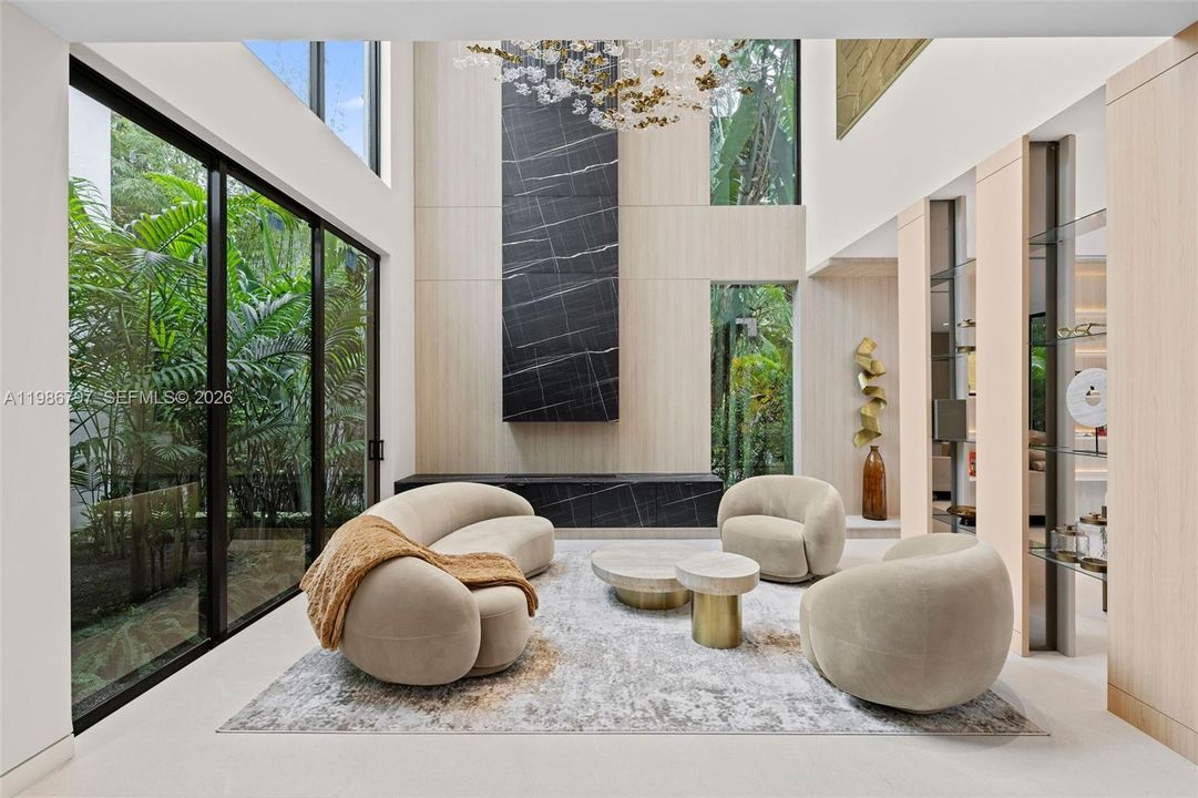 Formal Living Room - Double Height Ceiling