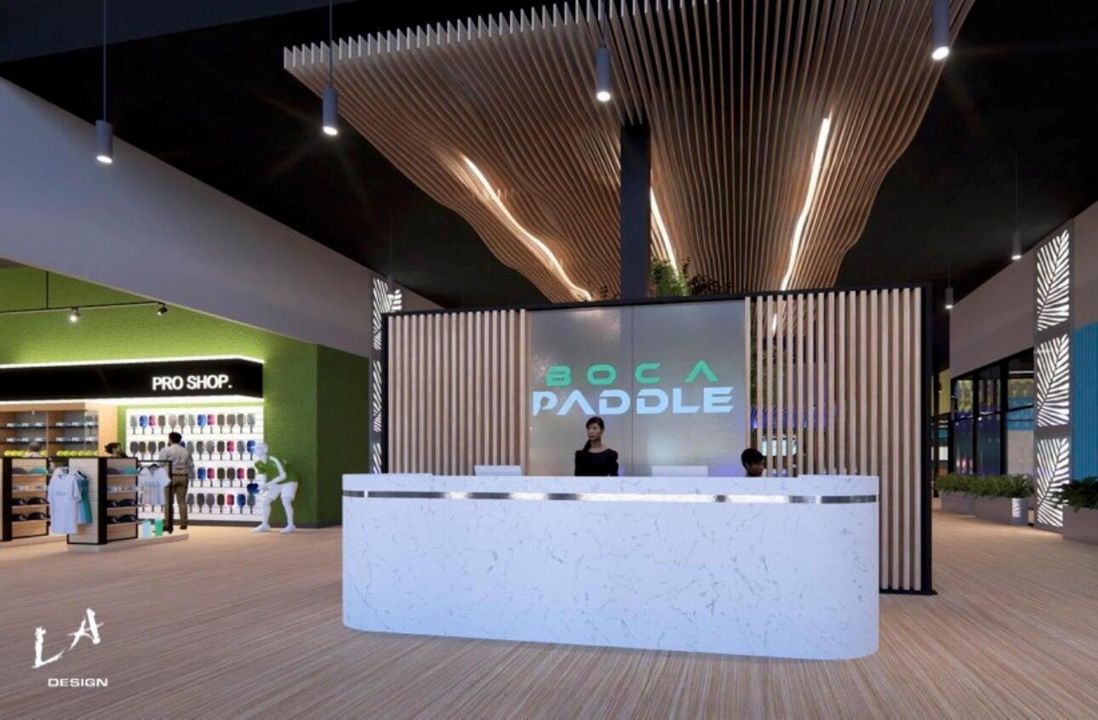 Indoor pickleball and padel complex