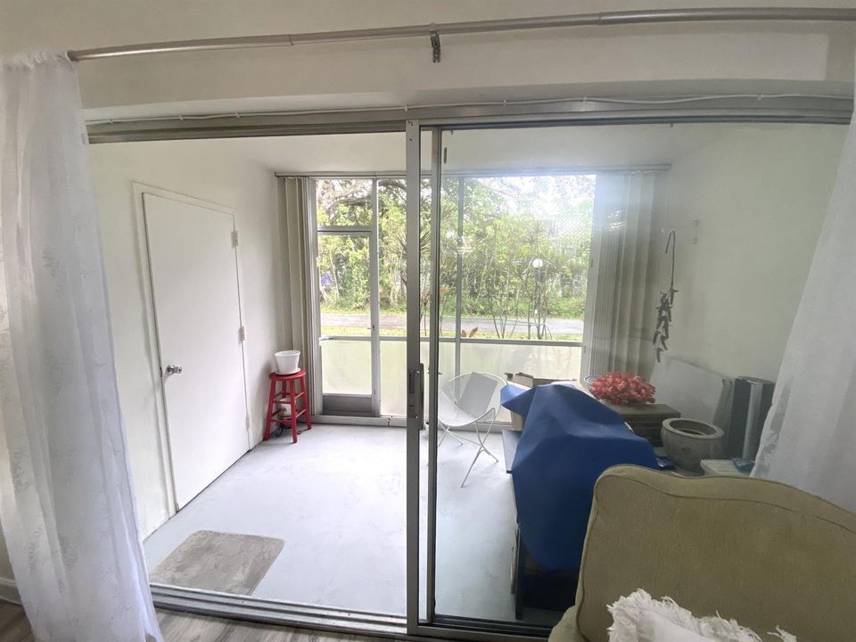 Screened patio
