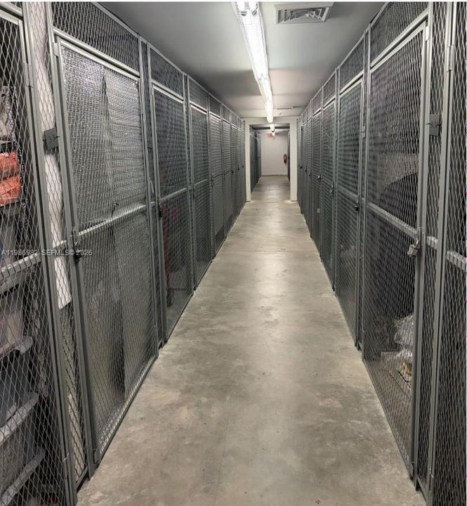There are two storage spaces with the unit.
